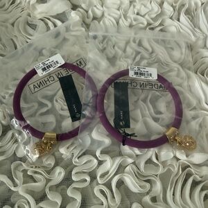 BNWT! Marc Jacobs Plum with gold Bracelets-2